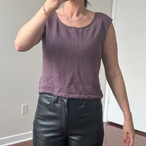 St. John Size S Lavender Tank Top